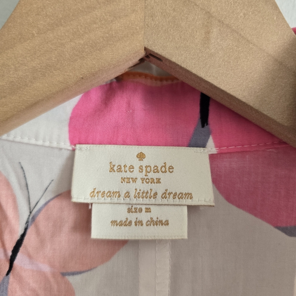 Kate Spade Butterfly Sleep Shirt Medium - Picture 3 of 4